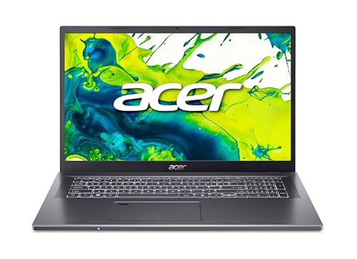 Acer Aspire 17 (A17-51M-74F2) Laptop | 17,3" FHD IPS Display | Intel Core 7 150U | 32 GB RAM | 1 TB SSD | Intel Grafik | Windows 11 | QWERTZ Tastatur | grau von acer