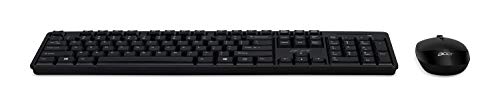 Acer Wireless Tastatur & Maus Kit (Combo 100) (kabellose Tastatur mit Nummernblock + Maus, schlichtes und schickes Design) schwarz von Acer