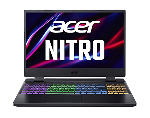 Acer Nitro 5 (AN515-58-72QR) Gaming Laptop 15.6 Zoll Windows 11 Home Notebook - WQHD 165 Hz IPS Display, Intel Core i7-12700H, 16 GB DDR4 RAM, 1.000 GB M.2 SSD, NVIDIA Geforce RTX 3070 Ti - 8 GB GDDR6 von Acer