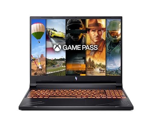 Acer Nitro V16 (ANV16-41-R961) Gaming Laptop | 16" WUXGA 165Hz Display | AMD Ryzen 7 8845HS | 16 GB RAM | 1 TB SSD | NVIDIA GeForce RTX 4060 | Windows 11 | QWERTZ Tastatur | schwarz von acer
