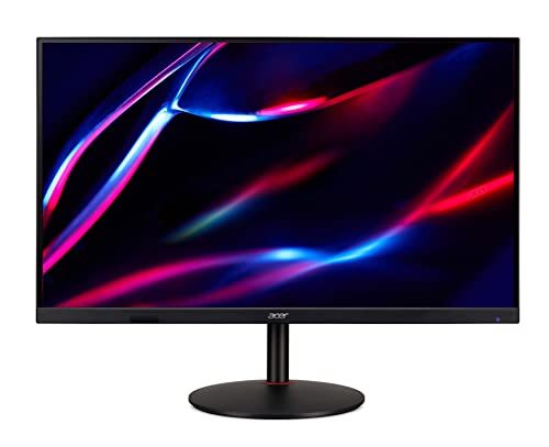 Acer Nitro XV322QKKV Gaming Monitor 31.5 Zoll (80 cm Bildschirm) 4K (UHD), 144Hz, 1ms (G2G), 0.5ms (G2G Min.), 2xHDMI 2.1, DP 1.4, höhenverstellbar, FreeSync Premium, Schwarz von Acer