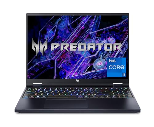 Acer Predator Helios 16 (PH16-71-731Q) Gaming Laptop | 16" WQXGA 240Hz Display | Intel Core i7 13700HX | 16 GB RAM | 1 TB SSD | NVIDIA GeForce RTX 4060 | Windows 11 | QWERTZ Tastatur | schwarz von Acer