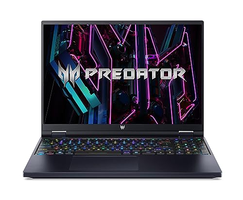 Acer Predator Helios 16 (PH16-71-731Q) Gaming Laptop | 16" WQXGA 240Hz Display | Intel Core i7 13700HX | 16 GB RAM | 1 TB SSD | NVIDIA GeForce RTX 4060 | Windows 11 | QWERTZ Tastatur | schwarz von Acer