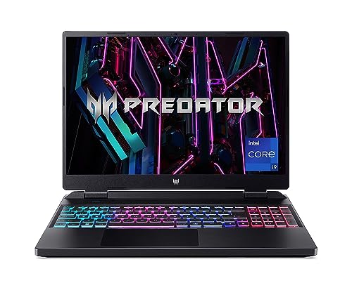 Acer Predator Helios Neo 16 (PHN16-71-96AB) Gaming Laptop | 16 Inch WQXGA 165Hz Display | Intel Core i9 13900HX | 16 GB RAM | 1 TB SSD | NVIDIA GeForce RTX 4070 | Windows 11 | QWERTZ Keyboard | Black von Acer