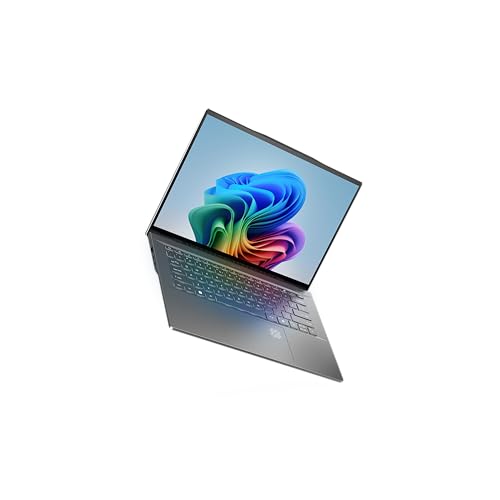 Acer Swift 14 AI (SF14-11-X8MN) Copilot+ PC | AI Laptop | 14" WQXGA IPS 120Hz Display | Qualcomm X Plus X1P-64-100 | 16GB RAM | 1TB SSD | Adreno GPU | AI features | Windows 11 | QWERTZ Layout | silber von acer