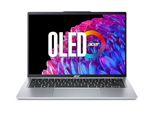 Acer Swift Go 16 OLED (SFG16-72-518S) Ultrabook/Laptop | 16" 3.2K OLED 120Hz Display | Intel Core Ultra 5 125U | 16 GB RAM | 512 GB SSD | Intel Grafik | Windows 11 | QWERTZ Tastatur | grau von acer