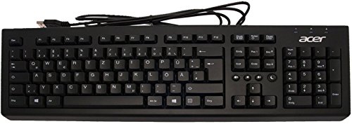 Acer USB Tastatur deutsch (DE) schwarz Veriton N4640G Serie (Original) von Acer