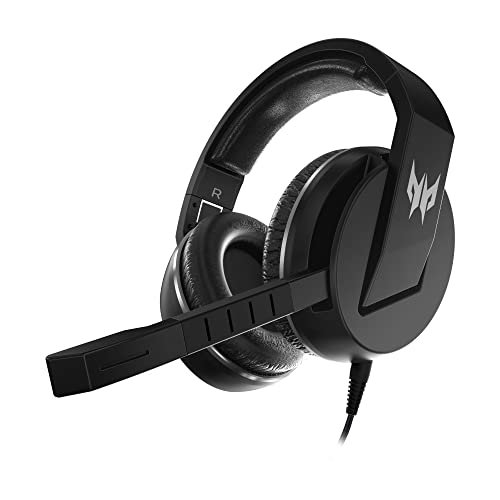 Predator Galea 311 Gaming Headset (TrueHarmony Soundscape-Technologie, Plug & Play, omnidirektionales Mikrofon) schwarz von Acer
