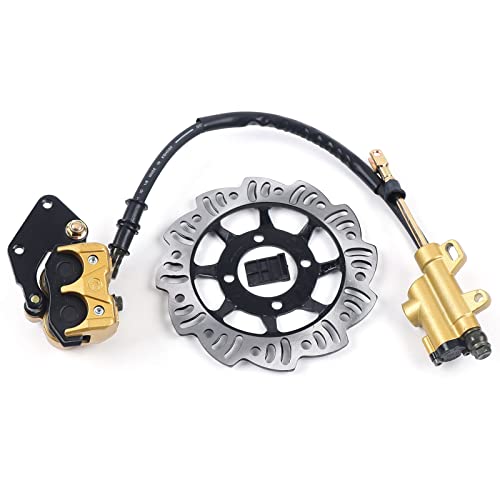 Acesunny 125cc 4Takt Hydraulik Bremsen Scheibe Kit Hinten For Motorrad Dirt Bike Pitbike 49-125ccm 4 Takt Mini Pocketbike MotoCross Dirtbike Pitbike Hydraulik Bremsen von Acesunny