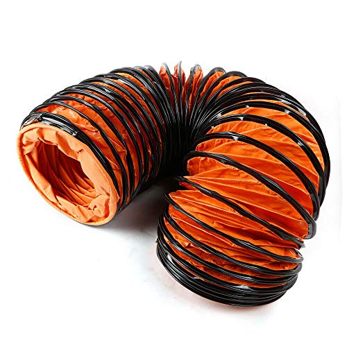 Acesunny Abluftschlauch Lüfterschlauch 200/300mm Meter Entlüften Baustelle Gebläse Bauventilator Baugebläse Schlauch Erweiterbar Warmluftschlauch lufttransportschlauch Spiralschlauch (300mm) von Acesunny