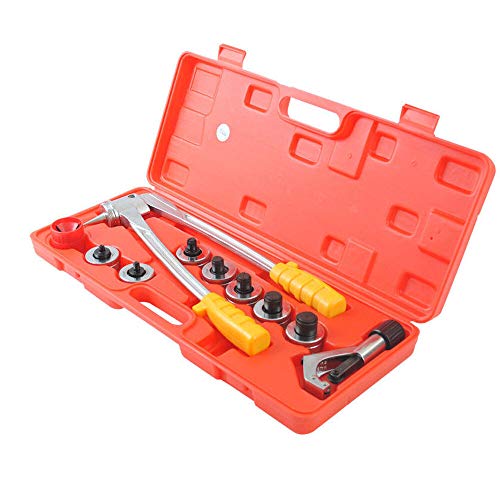 Acesunny Aufweitzange Expander Set Rohrexpander Rohraufweiter mit Rohrabschneider 10-28mm für Kupfer, Aluminium 11PC Rohrexpander Rohraufweiter Tubing Expander-Werkzeuge von Acesunny