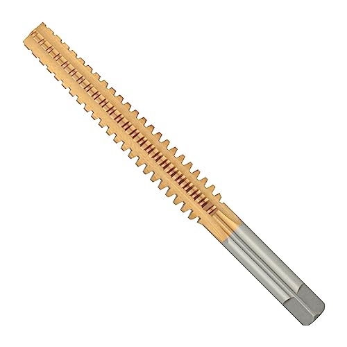 Aceteel Tr13 X 3 Ti-Coated Metrischer Trapezgewindebohrer, Tr13 X 3 HSS Titan Beschichtung Trapezgewinde Gewindebohrer Rechtshänder Aceteel Tr13 X 3 Ti-Coated Metrischer Trapezgewindebohrer, Tr13 X 3 HSS Titan Beschichtung Trapezgewinde Gewindebohrer Rechtshänder von Aceteel