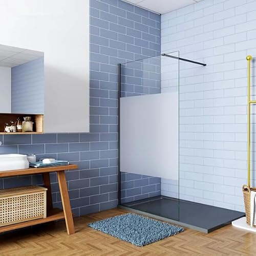 Acezanble 80cm Duschwand Walk In Dusche Duschabtrennung Duschtrennwand ESG 8mm Glas H200cm von Acezanble