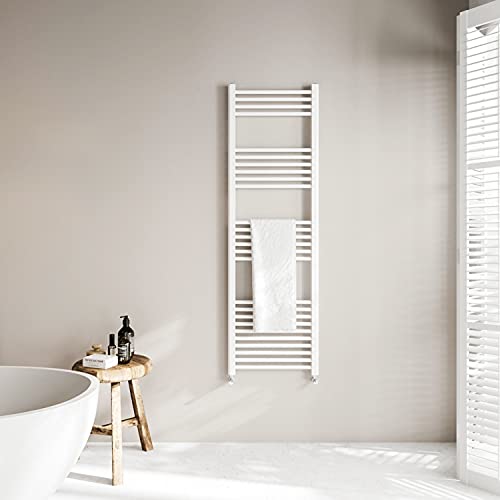Acezanble Badheizkörper 1600 x 500 mm Weiß Vertikal Garade mit Seitenanschluss Heizung Handtuchwärmer Handtuchheizkörper 809W Design Heizkörper Handtuchhalter Handtuchtrockner Acezanble Badheizkörper 1600 x 500 mm Weiß Vertikal Garade mit Seitenanschluss Heizung Handtuchwärmer Handtuchheizkörper 809W Design Heizkörper Handtuchhalter Handtuchtrockner von Acezanble