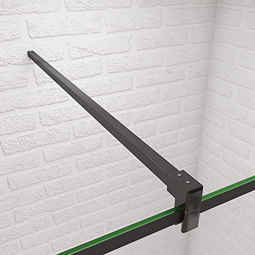 Acezanble Stabilisierungsstange 140cm Stabilisator für Walk in Dusche Duschwand Duschabtrennung von Acezanble