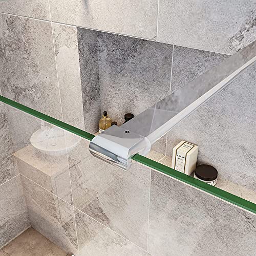 Acezanble Stabilisierungsstange 140cm Stabilisator für Walk in Dusche Duschwand Duschabtrennung von Acezanble