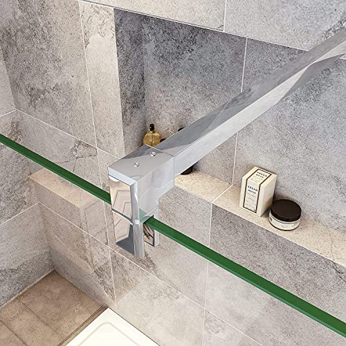 Acezanble Stabilisierungsstange 140cm Stabilisator für Walk in Dusche Duschwand Duschabtrennung von Acezanble