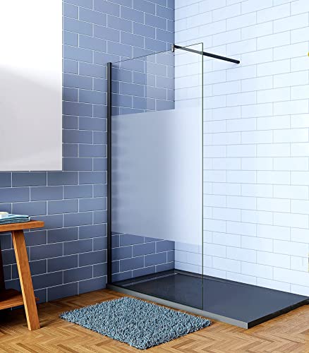 Acezanble Walk-in Duschwand 85x200cm, Modern, Glänzend Chrom, Aluminium, Glas, Tempered Glass, 8mm, Flügeltüren, Wandmontiert, mit Stabilisierungsstange, ohne Duschtasse Acezanble Walk-in Duschwand 85x200cm, Modern, Glänzend Chrom, Aluminium, Glas, Tempered Glass, 8mm, Flügeltüren, Wandmontiert, mit Stabilisierungsstange, ohne Duschtasse von Acezanble