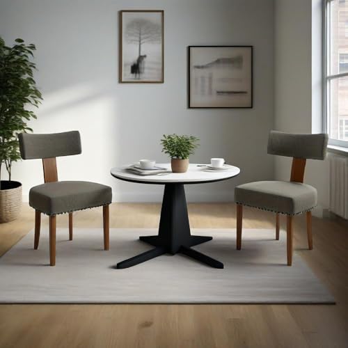 Acezozla 2er-Set Esszimmerstühle im Farmhouse-Stil – Sherpa Polster, Ergonomische Rückenlehne, Höhenverstellbare Beine – Moderne Küchenstühle für Wohnzimmer/Esszimmer, Grau – Einfache Montage Acezozla 2er-Set Esszimmerstühle im Farmhouse-Stil – Sherpa Polster, Ergonomische Rückenlehne, Höhenverstellbare Beine – Moderne Küchenstühle für Wohnzimmer/Esszimmer, Grau – Einfache Montage von Acezozla