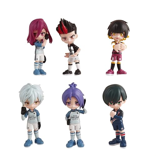 Blue Lock Figur Chibi Figuren Anime Statue PVC 9 cm Dekor Modell (Weiß) von Acfigure