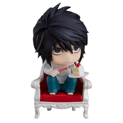 Death Note Anime Figur L Light Yagami Zubehör Figuren PVC 10 cm Statue Home Room Collect Decor Display Geschenk (L) von Acfigure