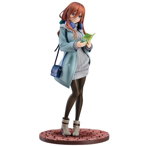 The Quintessential Quintuplets Figur Nakano Miku, Statue, PVC, 28 cm, Modelldekoration, Innenausstellung, Schreibtisch, Landschaft von Acfigure