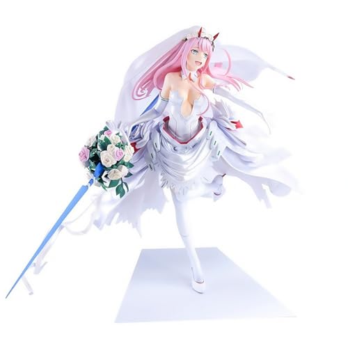 Zero Two Figur Darling in The FRANXX Anime Action 02 Figuren PVC 28 cm Statue Modell Sammlerstücke Geburtstagsgeschenk von Acfigure
