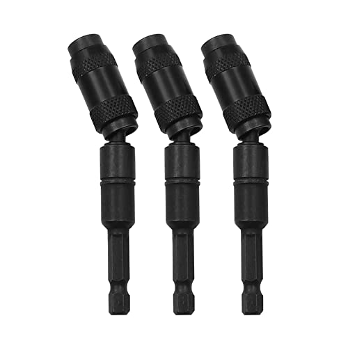 Acfthepiey 3Pcs Magnetic Pivot Drill Bit Halter, Magnetic Swiveling Bit Tip Holder, Quick Release Flexible Screwdriver Bit Holder B von Acfthepiey