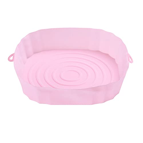 Acfthepiey 8Pcs Zubehör Wiederverwendbare Backblech mit Griff Antihaft Silikon Topf für Ofen Rosa von Acfthepiey