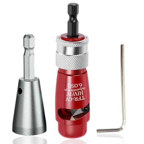 Acfthepiey Wire Twister Tool für Bohrmaschine, Draht Abisolier- und Twistwerkzeug, Drahtschälwerkzeug aus Aluminiumlegierung, Drahtabisolierwerkzeug für Elektriker, Drahtabisolierzange für Bohrer von Acfthepiey