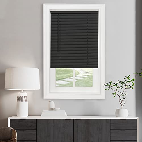 Achim Home Decor Mini-Rollo mit Lichtfilterung, 76,2 cm Breite, 162,2 cm Länge, 2,5 cm Lamellengröße – Schwarz – schnurlose GII Morningstar horizontale Fensterrollos für den Innenbereich Achim Home Decor Mini-Rollo mit Lichtfilterung, 76,2 cm Breite, 162,2 cm Länge, 2,5 cm Lamellengröße – Schwarz – schnurlose GII Morningstar horizontale Fensterrollos für den Innenbereich von Achim Home Furnishings