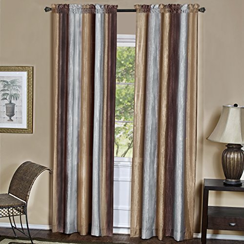 Achim Home Decor Ombre-Vorhang, lichtfilternd, halbdurchsichtig, 213 cm lang, 127 cm breit, Schokoladenbraun, lichtfilternde, weiche Polyester-Vorhänge für Schlafzimmer, Wohnzimmer und Esszimmer Achim Home Decor Ombre-Vorhang, lichtfilternd, halbdurchsichtig, 213 cm lang, 127 cm breit, Schokoladenbraun, lichtfilternde, weiche Polyester-Vorhänge für Schlafzimmer, Wohnzimmer und Esszimmer von ACHIM
