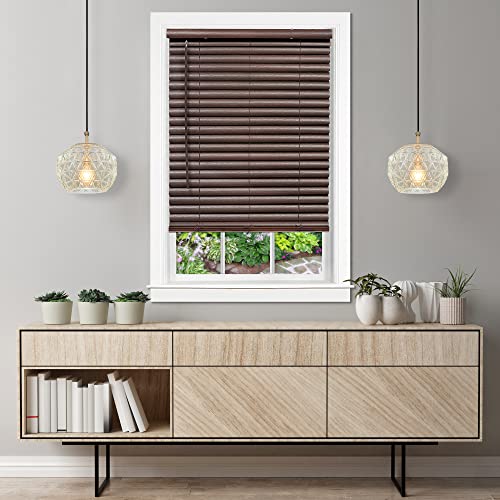 Achim Home Furnishings LUG231MH04 Fensterrollos, Vinyl, Mahagoni, 79W x 163H cm von Achim Home Furnishings