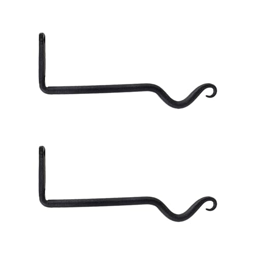 20,3 cm hochgedrehter Haken, 2 Stück von Achla Designs
