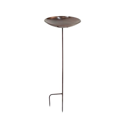 Vogeltränke aus gebranntem Kupfer von Achla Designs