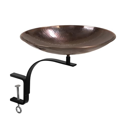 Vogeltränke aus gebranntem Kupfer von Achla Designs