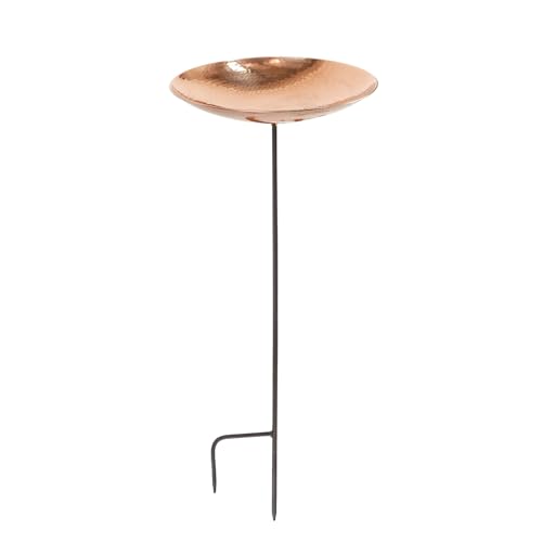 Vogeltränke aus poliertem Kupfer von Achla Designs