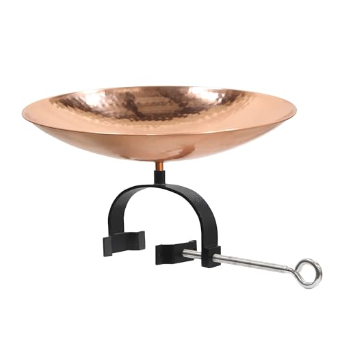 Vogeltränke aus poliertem Kupfer Vogeltränke aus poliertem Kupfer von Achla Designs