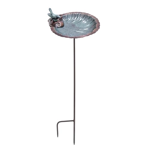 Vogeltränke mit Muschelmuschel von Achla Designs