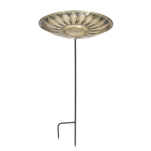 Vogeltränke mit afrikanischem Gänseblümchen von Achla Designs