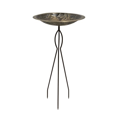 Vogeltränke mit drei Hasen von Achla Designs