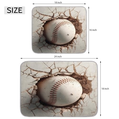 Abtropfmatte, Baseball Smashing A White Wall Absorbent Dish Drying Mat for Kitchen Counter Coffee Machine Sink Dish Rack Marble Worktop Abtropfmatte, Baseball Smashing A White Wall Absorbent Dish Drying Mat for Kitchen Counter Coffee Machine Sink Dish Rack Marble Worktop von Ackutea