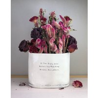 Wenn Sie Die Natur Wirklich Lieben, Werden Überall Schönheit Finden. Van Gogh Keramik Vase. Blumengefäß. Recycelter Ton von AcmeHumane