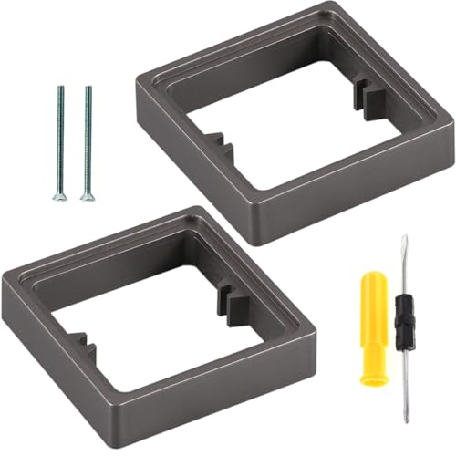 Acmerota Einzelne Steckdose Abstandshalter 1 Gang Quadratischer Abstandshalter 0.78IN/20MM Aufputzdose quadratischer Abstandshalterrahmen Graue Dosenplatte Einzelne Steckdose, 2er-Pack Acmerota Einzelne Steckdose Abstandshalter 1 Gang Quadratischer Abstandshalter 0.78IN/20MM Aufputzdose quadratischer Abstandshalterrahmen Graue Dosenplatte Einzelne Steckdose, 2er-Pack von Acmerota