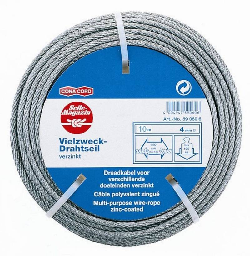 Aco Conacord Drahtseil Ø 4 mm x 10 m Seil von Aco