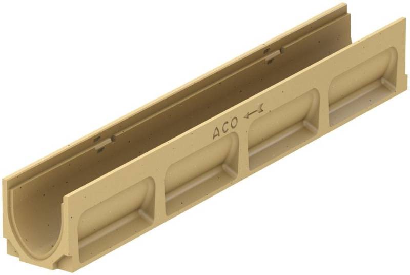 Aco Entwässerungsrinne ACO Entwässerungsrinne Galaline Polymerbeton 1 m von Aco