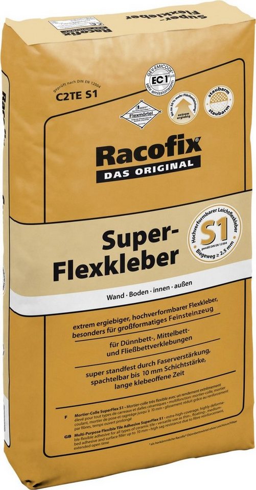 Aco Fliesenaufkleber Racofix Super-Flexkleber S1 15 kg von Aco