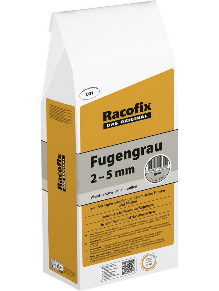 Aco Fugenmörtel Racofix Fugengrau 2 - 5 mm grau 5 kg von Aco