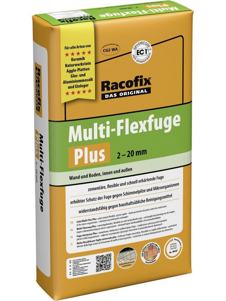 Aco Fugenmörtel Racofix Multi Flexfuge PLUS 2 - 12 mm grau 12,5 kg Aco Fugenmörtel Racofix Multi Flexfuge PLUS 2 - 12 mm grau 12,5 kg von Aco