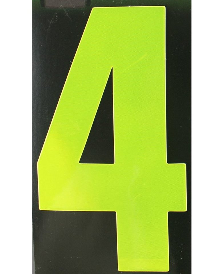 Aco Hausnummer Conacord Reflektierende Klebezahl 4 gelb 170 mm 4 Aco Hausnummer Conacord Reflektierende Klebezahl 4 gelb 170 mm 4 von Aco